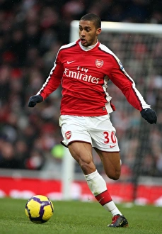 Arsenal V Everton 2009-10 Prints: Armand Traore vs Everton: 2-2 Stalemate at Emirates, Barclays Premier League (2010)