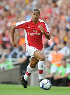 Arsenal V Rangers 2009-10 Prints: Armand Traore's Triumph: Arsenal's 3-0 Victory over Rangers
