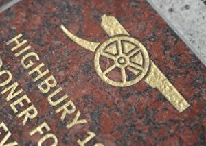 Images Dated 24th April 2010: Armoury Stones at Emirates. Arsenal 0: 0 Manchester City, FA Barclays Premier League