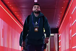 Arrival of New Arsenal Goalkeeper David Raya at Emirates Stadium vs PSV Eindhoven - UEFA Champions League 2023/24