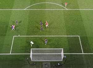 Arsenal V Bayern Munich 2013-14 Prints: Arsenal 0: 2 Bayern Munich. UEFA Champions League