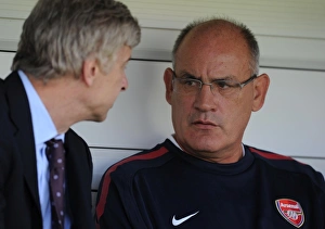 Arsenal 1st team coach Boro Primorac talks with manager Arsene Wenger. Barnet 0:4 Arsenal Arsenal 1st team coach Boro Primorac talks with manager Arsene Wenger. Barnet 0:4 Arsenal