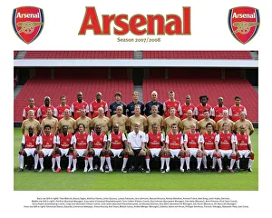 Arsenal 1st Team Squad 2007/8 - - Back row (left to right): Theo Walcott Arsenal 1st Team Squad 2007/8 - - Back row (left to right): Theo Walcott