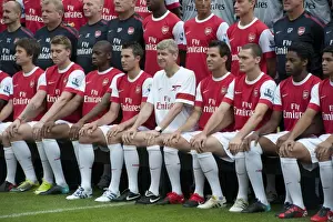 Previous Season Players Prints: Arsenal 1st Team Squad: 2010-11 Photocall and Members Day at Emirates Stadium