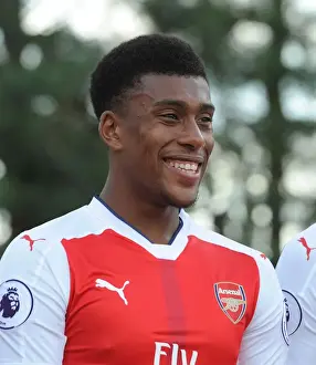1st Team Photocall 2016-17 Prints: Arsenal 1st Team Squad: 2016-17 - Portrait of Alex Iwobi