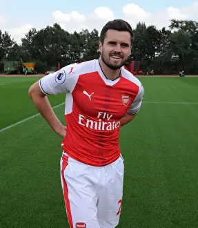 1st Team Photocall 2016-17 Prints: Arsenal 1st Team Squad: 2016-17 Season - Carl Jenkinson at Training