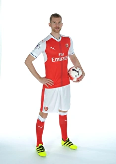 Arsenal 1st Team Squad: Per Mertesacker Portrait, 2016-17 Season