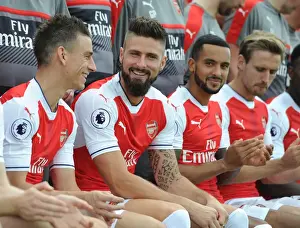 1st Team Photocall 2016-17 Prints: Arsenal 1st Team Squad: Olivier Giroud at 2016-17 Season Photocall