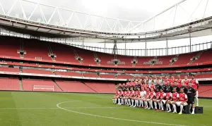 Previous Season Players Prints: Arsenal 1st Team: United at Emirates - 2010-11 Squad Photocall and Membersday