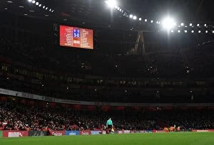 Images Dated 29th November 2017: Arsenal 2-0 Huddersfield: Final Score from Emirates Stadium (2017-18)