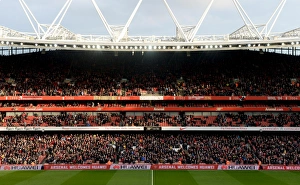 Arsenal V Fulham 2013-14 Prints: Arsenal 2:0 Fulham: Huawei-Branded Match, Premier League Victory at Emirates Stadium