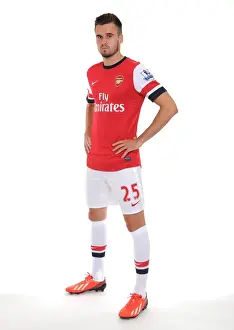 Arsenal 2013-14 Squad: Carl Jenkinson at the Team Photocall