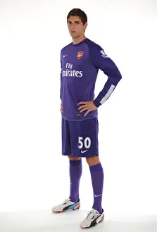 Arsenal 2013-14 Squad: Damien Martinez at Team Photocall