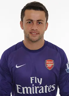 Arsenal 2013-14 Squad: Lukas Fabianski at the Team Photocall