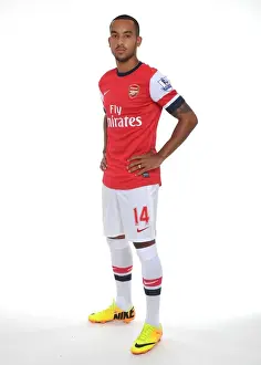 Arsenal 2013-14 Squad: Theo Walcott at the Team Photocall