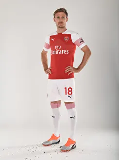 Arsenal 2018/19 First Team: Nacho Monreal at Photo Call