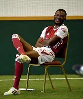 Arsenal 2020-21: Ainsley Maitland-Niles at First Team Photocall