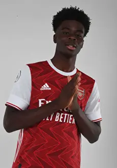 Arsenal 2020-21 First Team: Bukayo Saka at London Colney Training Ground