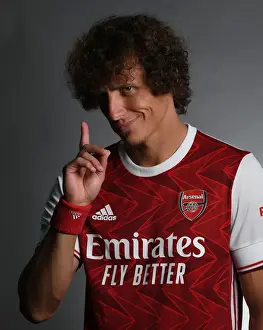 Arsenal 2020-21 First Team: David Luiz at Media Photocall