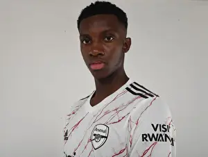 1st Team Photocall 2020-21 Prints: Arsenal 2020-21 First Team: Eddie Nketiah at Training