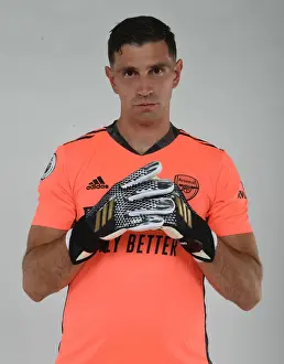 Arsenal 2020-21 First Team: Emiliano Martinez at Training Session
