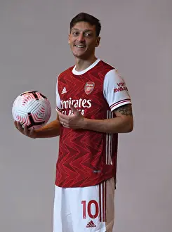 Arsenal 2020-21 First Team: Mesut Ozil at Media Photocall
