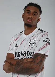 Arsenal 2020-21 First Team Photocall: Reiss Nelson at London Colney