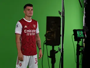 Arsenal 2020-21: Granit Xhaka at First Team Photocall