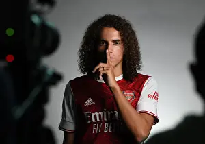 Arsenal 2020-21: Matteo Guendouzi at First Team Photocall