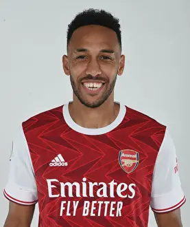 Arsenal 2020-21: Pierre-Emerick Aubameyang at Team Photocall