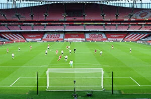 Images Dated 21st February 2021: Empty Arsenal: 2020-21 Premier League - Arsenal vs Manchester City at Deserted Emirates Stadium