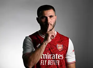 Arsenal 2020-21: Sead Kolasinac at First Team Photocall