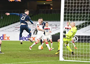 Arsenal in Action against Dundalk in UEFA Europa League, Dublin 2020