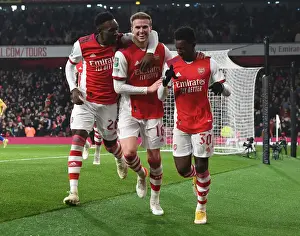 Arsenal Advance in Carabao Cup: Eddie Nketiah Scores in Quarterfinal Win Over Sunderland