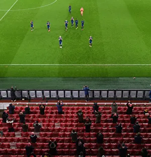 Arsenal Applaud Fans: Arsenal FC vs. Rapid Wien, UEFA Europa League (Behind Closed Doors)
