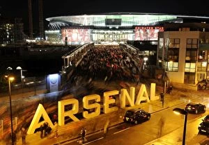 Images Dated 3rd October 2012: (Arsenal). Arsenal 3: 1 Olympiacos. UEFA Champions League. Group B. Emirates Stadium, 3 / 10 / 12