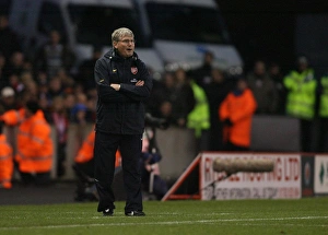 Stoke City V Arsenal 2008-09 Prints: Arsenal assistant manager Pat Rice