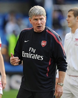 Chelsea v Arsenal 2010-11 Collection: Arsenal assistant manager Pat Rice. Chelsea 2: 0 Arsenal, Barclays Premier League