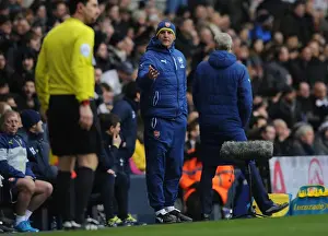 Tottenham Hotspur V Arsenal 2014-15 Prints: Arsenal Assistant Manager Steve Bould at Tottenham-Arsenal Premier League Clash (2014-15)