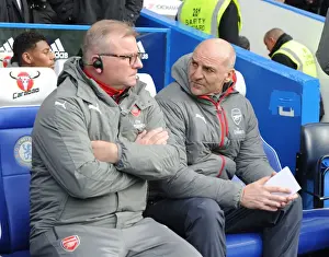 Chelsea V Arsenal 2016-17 Prints: Arsenal Assistants Bould and Banfield Before Chelsea Clash - Premier League 2016-17