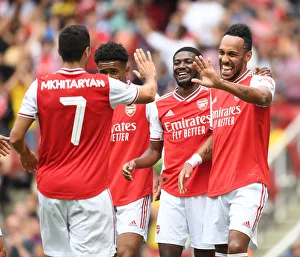 Arsenal: Aubameyang Scores, Mkhitaryan, Nelson, Maitland-Niles Celebrate in 2019 Emirates Cup