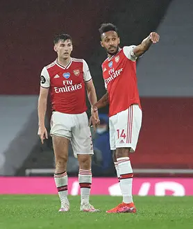 Arsenal: Aubameyang and Tierney in Action against Leicester City (2019-20)