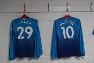 AFC Bournemouth V Arsenal 2017-18 Prints: Arsenal Away Gear in AFC Bournemouth Changing Room Before Match (2017-18)