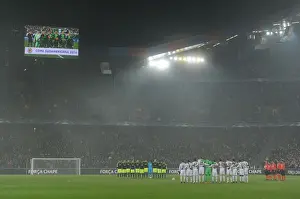 FC Basel V Arsenal 2016-17 Prints: Arsenal and Basel Honor Brazilian Football Team at UEFA Champions League Match, 2016