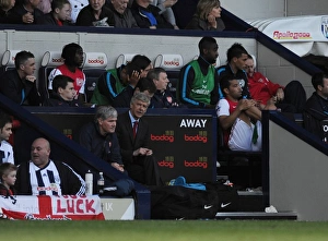 Arsenal Bench during West Bromwich Albion vs Arsenal, Premier League 2011-12