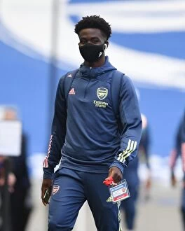 Brighton and Hove Albion v Arsenal 2019-20 Collection: Arsenal at Empty Brighton: 2019-20 Premier League Amidst the Pandemic