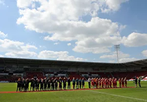 Arsenal Ladies V Bristol Academy - FA Cup Final 2013 Prints: Arsenal and Bristol Academy Face Off in FA Women's Cup Final