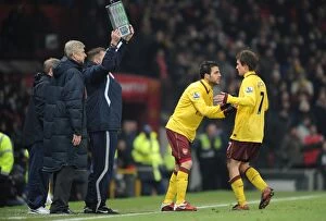 Images Dated 13th December 2010: Arsenal captain Cesc Fabregas comes on as a substitute for Tomas Rosicky