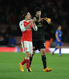 Arsenal: Cech and Bellerin Celebrate Victory Over Leicester City