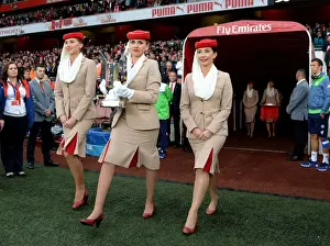Arsenal Celebrate Emirates Cup Victory over VfL Wolfsburg